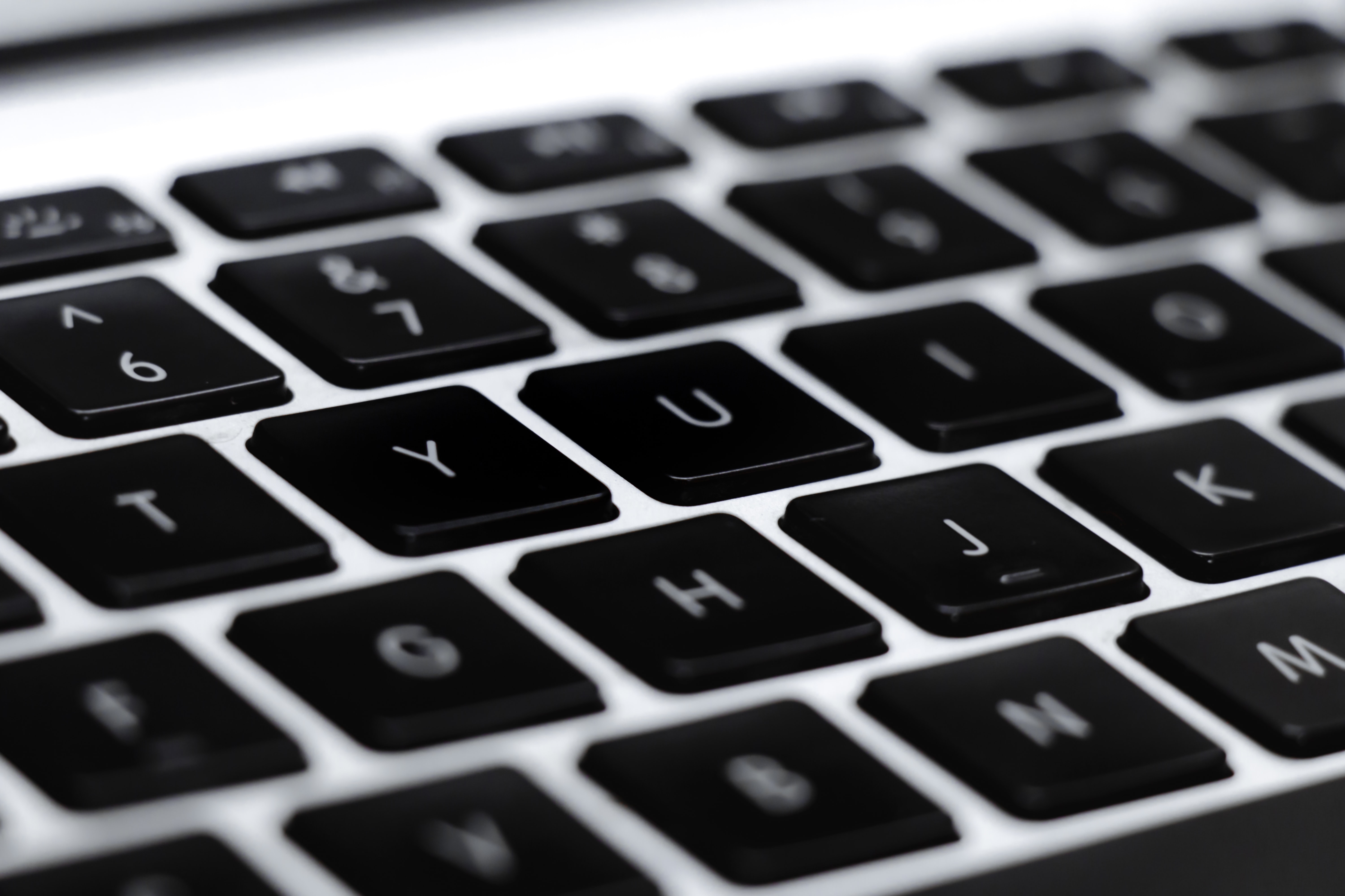 close-up of a keyboard