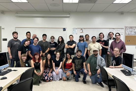 Members of the Game Dev Club Group