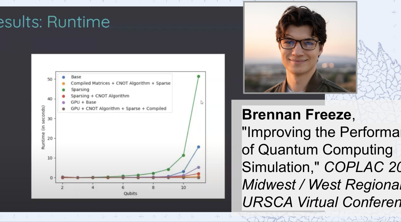 Slide showing Freeze's research at the COPLAC URSCA 2023
